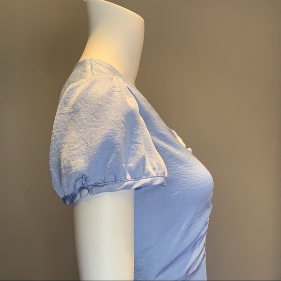 2/$40 👸🏻 Silky Baby Blue Express A-Line Dress 💕💙 - Picture 5 of 10